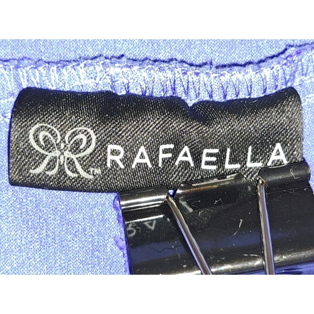 Rafaella Pants Womens 16 Blue Capri Pull On Elastic Comfort Waist Stretch Curvy - Picture 4 of 13